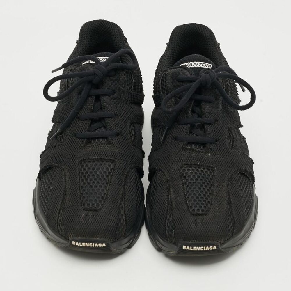 Balenciaga Black Mesh Phantom Low-Top Sneakers Size 40 - Picture 3 of 7